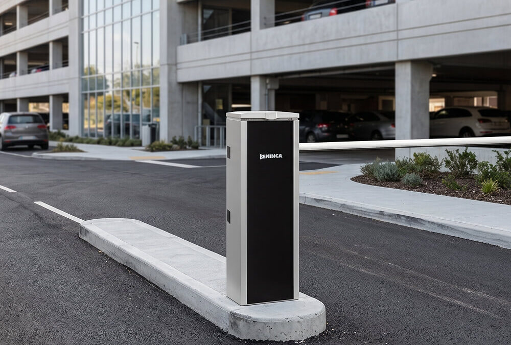 Jak szlabany parkingowe współpracują z żetoniarką?